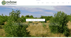 Desktop Screenshot of oxbow-eco-eng.com